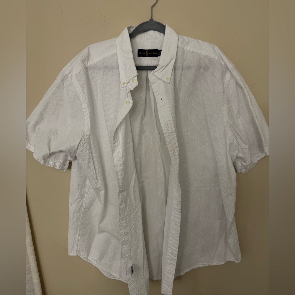 Men’s Ralph Lauren Short Sleeve Button Down 
XXL Big
